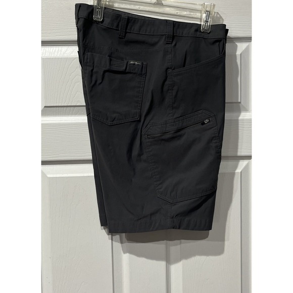 Eddie Bauer Cargo Shorts Mens Size 38 Gray Stretch Hiking Outdoor Gorpcore Beach - Picture 5 of 10